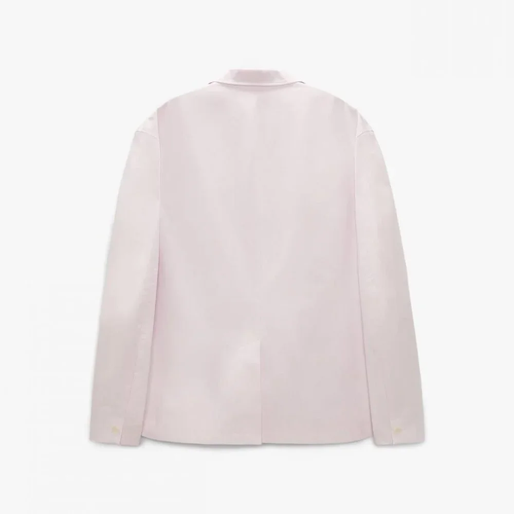 Zara Man Poplin Suit Jacket Blazer